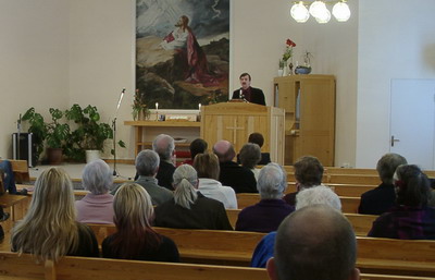 Christer Westman predikade
