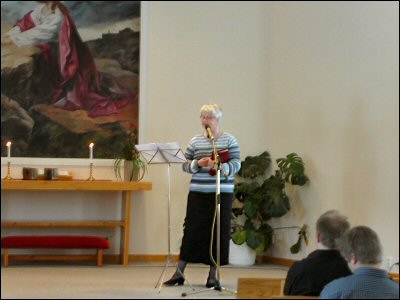 Pastor Maud talar